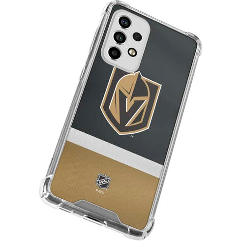 NHL Vegas Golden Knights Jersey Galaxy A33 5G Clear Case