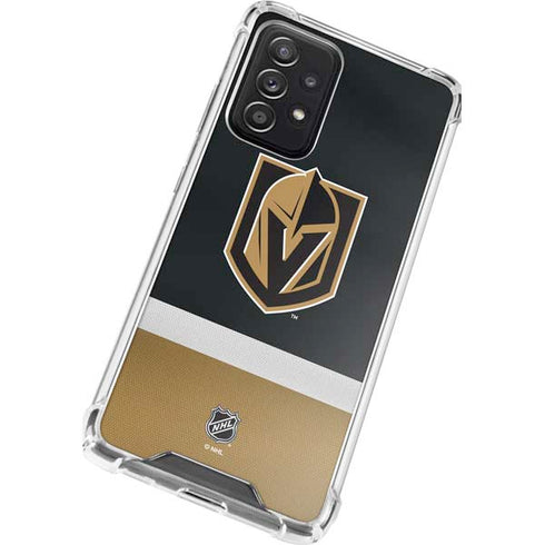 NHL Vegas Golden Knights Jersey Galaxy A52 5G Clear Case