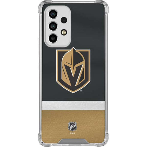 NHL Vegas Golden Knights Jersey Galaxy A53 5G Clear Case