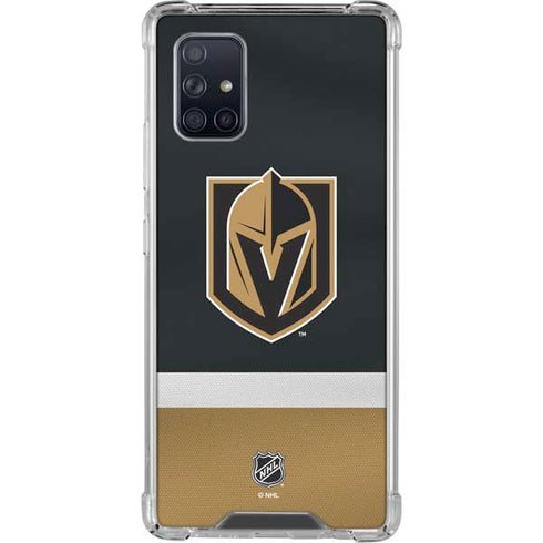 NHL Vegas Golden Knights Jersey Galaxy A71 5G Clear Case