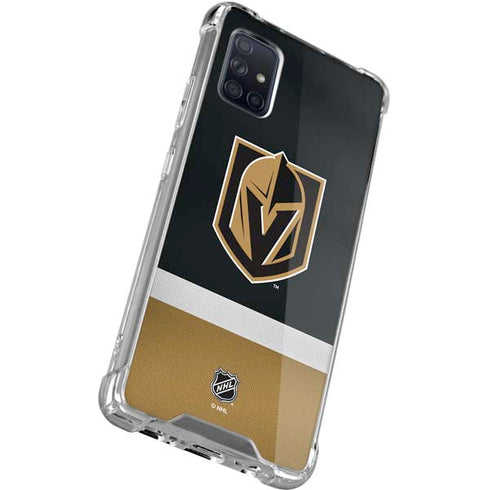 NHL Vegas Golden Knights Jersey Galaxy A71 5G Clear Case