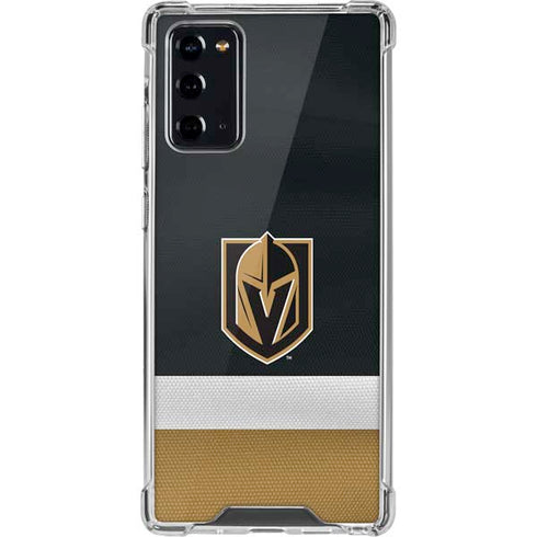 NHL Vegas Golden Knights Jersey Galaxy Note20 5G Clear Case