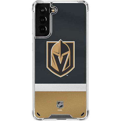 NHL Vegas Golden Knights Jersey Galaxy S21 Plus 5G Clear Case