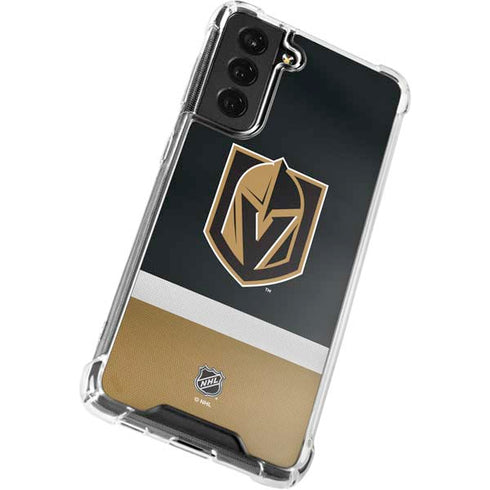 NHL Vegas Golden Knights Jersey Galaxy S22 Clear Case