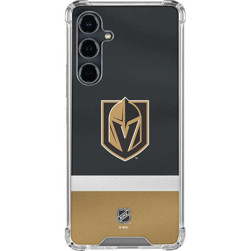 NHL Vegas Golden Knights Jersey Galaxy S23 FE Clear Case