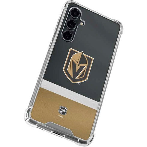 NHL Vegas Golden Knights Jersey Galaxy S23 FE Clear Case