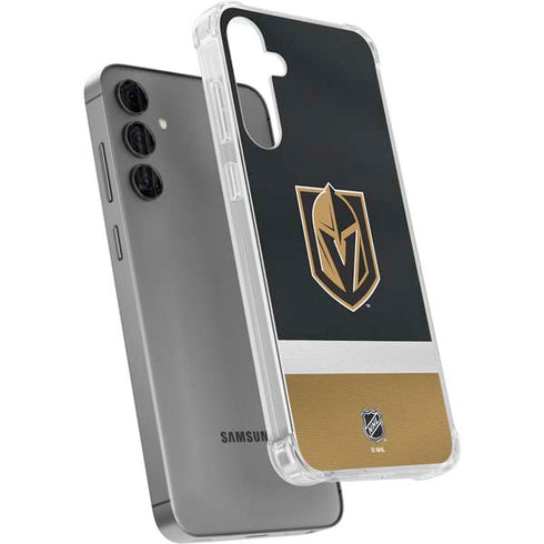 NHL Vegas Golden Knights Jersey Galaxy S24 Plus Clear Case