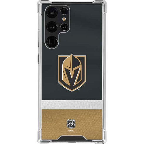 NHL Vegas Golden Knights Jersey Galaxy S24 Ultra Clear Case