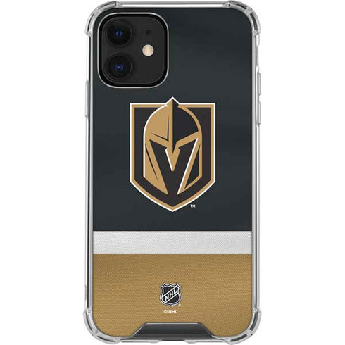 NHL Vegas Golden Knights Jersey iPhone 12 Clear Case