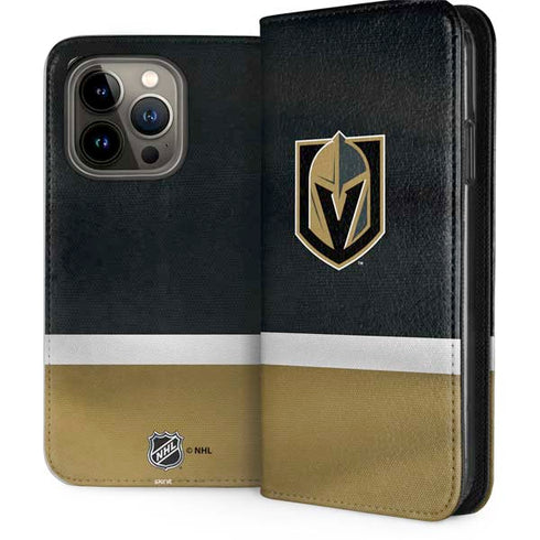 NHL Vegas Golden Knights Jersey iPhone 13 Pro Folio Case
