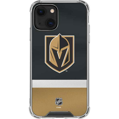 NHL Vegas Golden Knights Jersey iPhone 14 Plus Clear Case