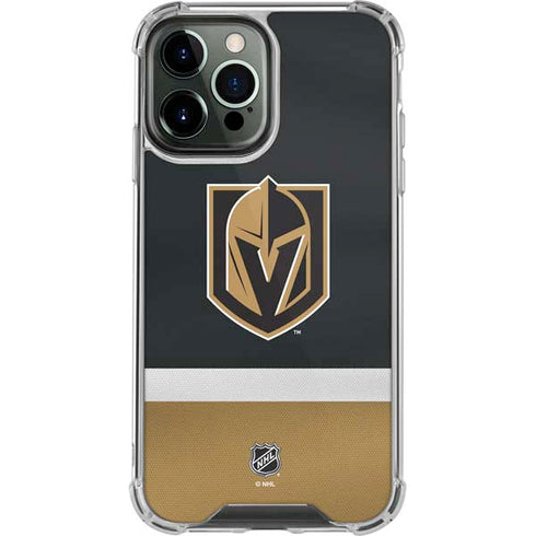 NHL Vegas Golden Knights Jersey iPhone 15 Pro Max Clear Case