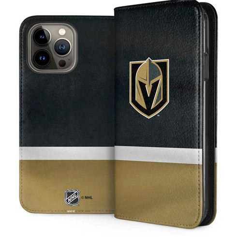 NHL Vegas Golden Knights Jersey iPhone 14 Pro Max Folio Case