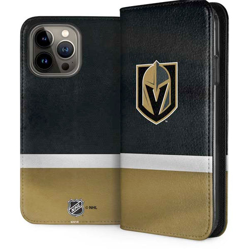 NHL Vegas Golden Knights Jersey iPhone 15 Pro Max Folio Case