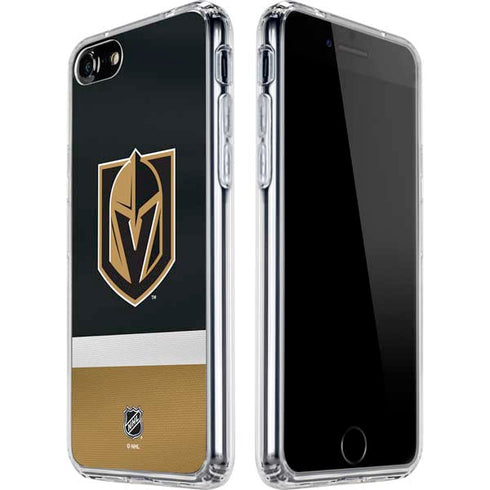 NHL Vegas Golden Knights Jersey iPhone SE (2nd & 3rd Gen) Clear Case