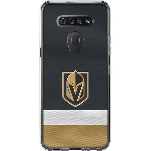 NHL Vegas Golden Knights Jersey LG K51/Q51 Clear Case