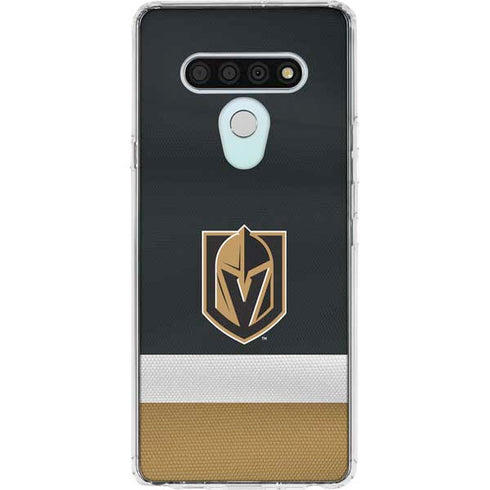 NHL Vegas Golden Knights Jersey LG Stylo 6 Clear Case
