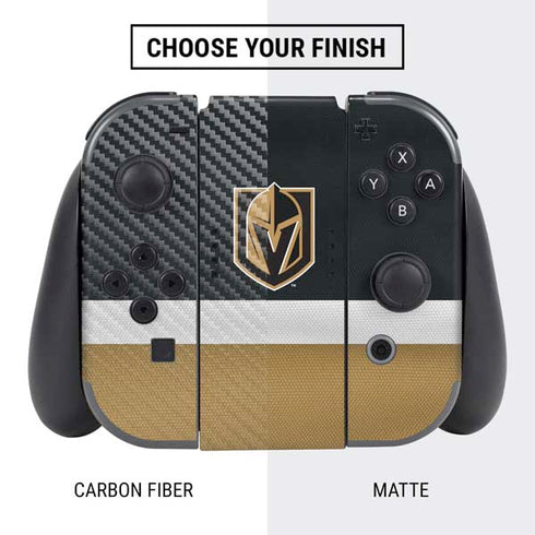 NHL Vegas Golden Knights Jersey Nintendo Switch Bundle Skin