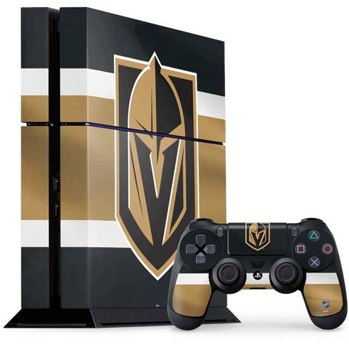 NHL Vegas Golden Knights Jersey PS4 Console and Controller Bundle Skin