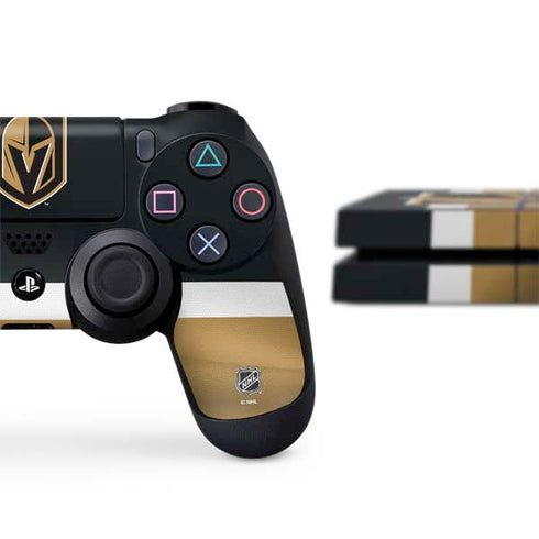 NHL Vegas Golden Knights Jersey PS4 Console and Controller Bundle Skin