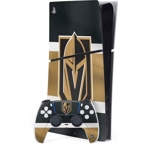 NHL Vegas Golden Knights Jersey PS5 Slim Digital Edition Console Skin