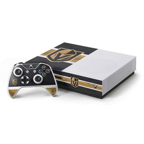 NHL Vegas Golden Knights Jersey Xbox One S Console and Controller Bundle Skin