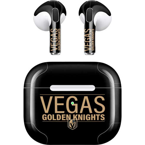 NHL Vegas Golden Knights Lineup Apple AirPods (3rd Gen 2021) Skin