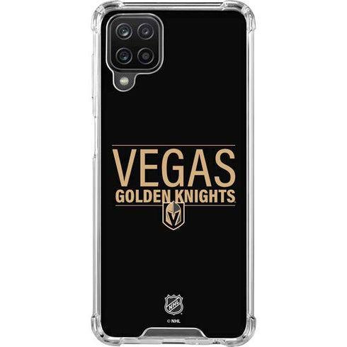 NHL Vegas Golden Knights Lineup Galaxy A12 Clear Case