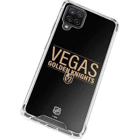 NHL Vegas Golden Knights Lineup Galaxy A12 Clear Case