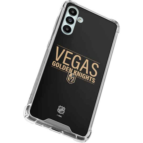 NHL Vegas Golden Knights Lineup Galaxy A13 5G Clear Case