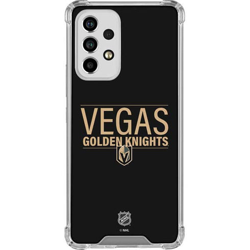 NHL Vegas Golden Knights Lineup Galaxy A33 5G Clear Case