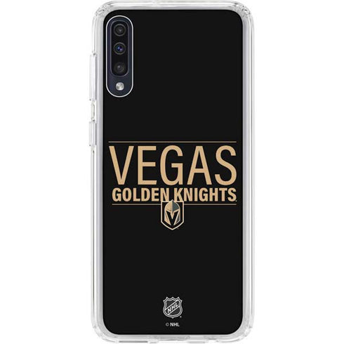 NHL Vegas Golden Knights Lineup Galaxy A50 Clear Case