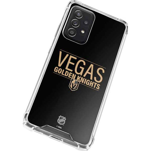 NHL Vegas Golden Knights Lineup Galaxy A52 5G Clear Case