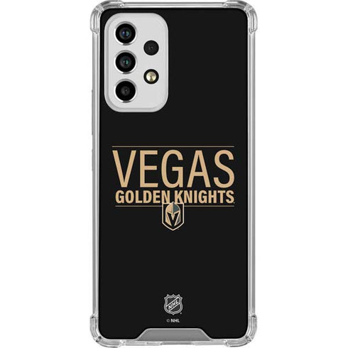 NHL Vegas Golden Knights Lineup Galaxy A53 5G Clear Case
