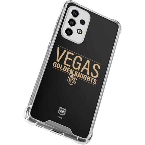 NHL Vegas Golden Knights Lineup Galaxy A53 5G Clear Case