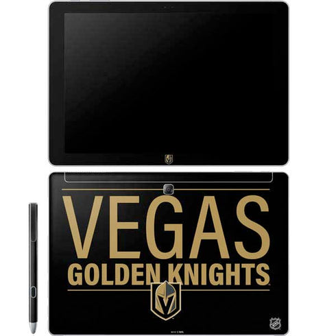 NHL Vegas Golden Knights Lineup Galaxy Book 12in Skin