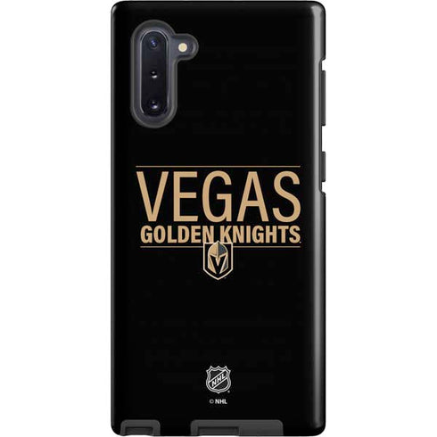 NHL Vegas Golden Knights Lineup Galaxy Note 10 Pro Case