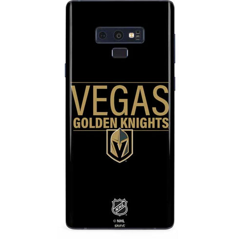 NHL Vegas Golden Knights Lineup Galaxy Note 9 Skin