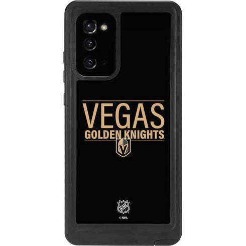 NHL Vegas Golden Knights Lineup Galaxy Note20 5G Waterproof Case