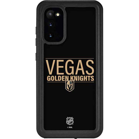 NHL Vegas Golden Knights Lineup Galaxy S20 Waterproof Case
