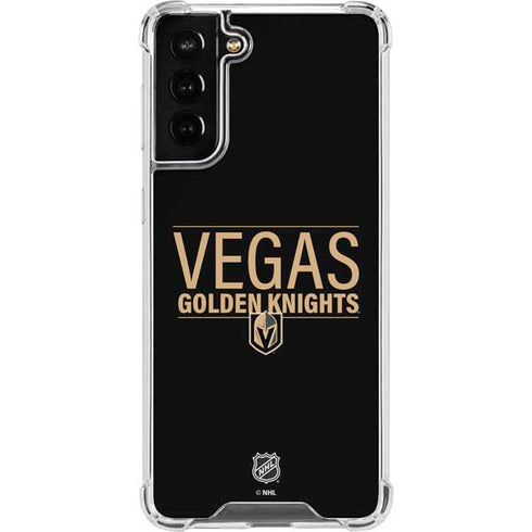 NHL Vegas Golden Knights Lineup Galaxy S21 FE Clear Case