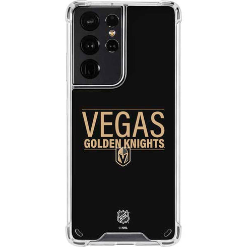 NHL Vegas Golden Knights Lineup Galaxy S21 Ultra 5G Clear Case