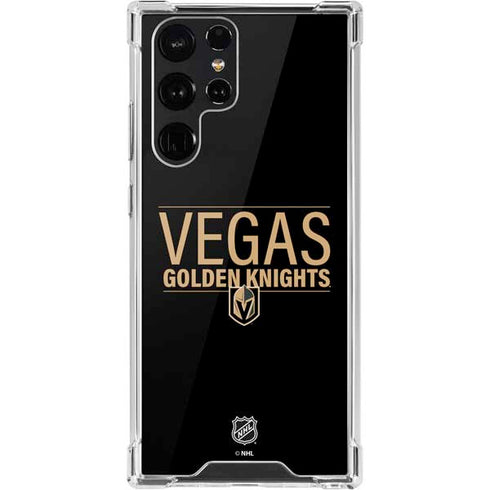 NHL Vegas Golden Knights Lineup Galaxy S22 Ultra Clear Case