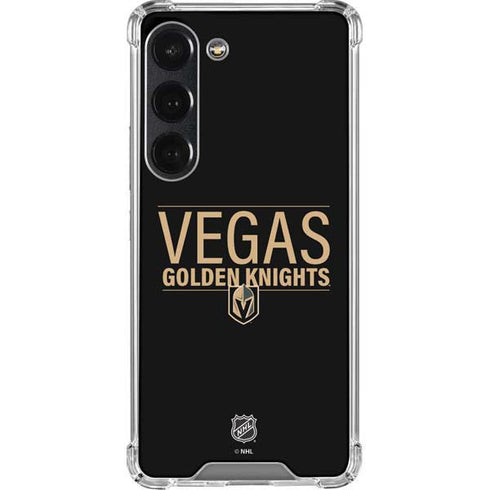 NHL Vegas Golden Knights Lineup Galaxy S23 Clear Case