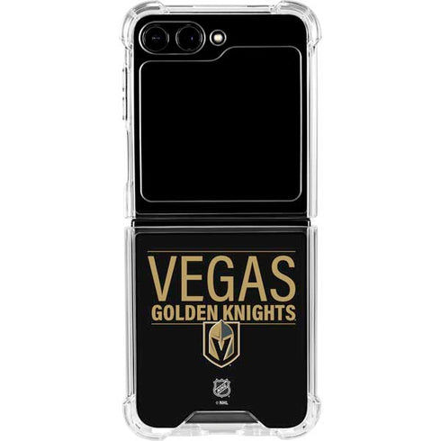 NHL Vegas Golden Knights Lineup Galaxy Z Flip5 5G Clear Case