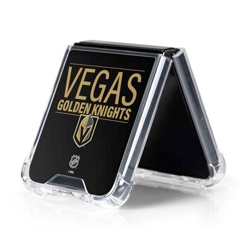 NHL Vegas Golden Knights Lineup Galaxy Z Flip5 5G Clear Case
