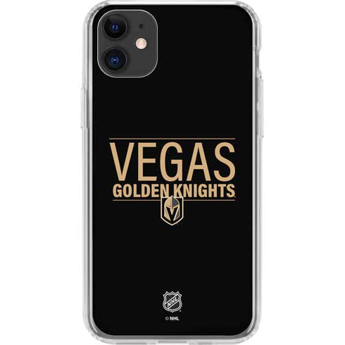 NHL Vegas Golden Knights Lineup iPhone 11 Clear Case