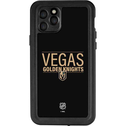NHL Vegas Golden Knights Lineup iPhone 11 Pro Waterproof Case