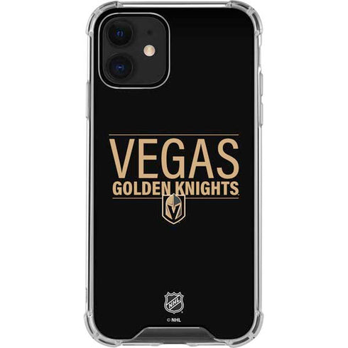 NHL Vegas Golden Knights Lineup iPhone 12 Mini Clear Case