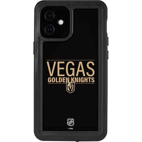 NHL Vegas Golden Knights Lineup iPhone 12 Mini Waterproof Case